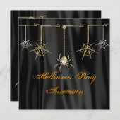 ハローウィンパーティ招待状 招待状 (正面/裏面)