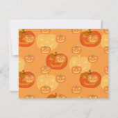 ハローウィンパーティ招待状 招待状 (裏面)