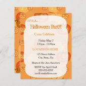 ハローウィンパーティ招待状 招待状 (正面/裏面)