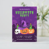 ハローウィンパーティ招待状 招待状 (スタンド正面)