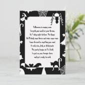 ハローウィンパーティ招待状 招待状 (スタンド正面)