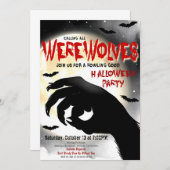 ハローウィンパーティ招待状 招待状 (正面/裏面)