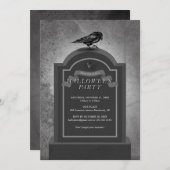 ハローウィンパーティ招待状 招待状 (正面/裏面)