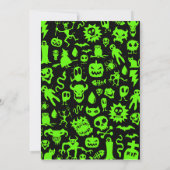 ハローウィンパーティ招待状 招待状 (裏面)