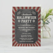 ハローウィンパーティ招待 – サーカスパーティー 招待状 (スタンド正面)