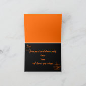 ハローウィンパーティ招待 招待状 (内部)