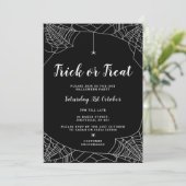 ハローウィンパーティ招待 – Spiderテーマ 招待状 (スタンド正面)