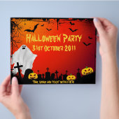 ハローウィンパーティ機 チラシ (手)