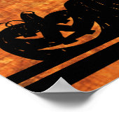 ハローウィンパーティ歓迎パーソナライズされた ポスター (角)