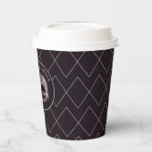 ハローウィンパーティ毒メタルスカル 紙コップ (左)