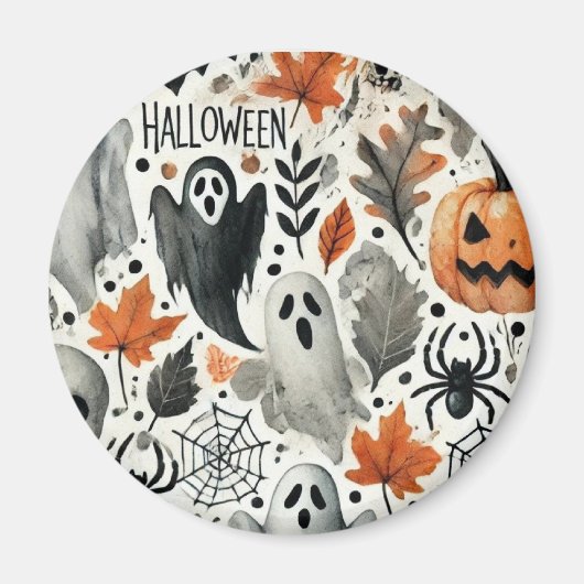 ハローウィンパーティ特別居心地の良い美的枕 マグネット (正面)