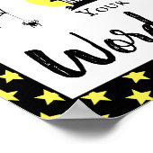 ハローウィンパーティ独自のspooktacularサインを作成 ポスター (角)