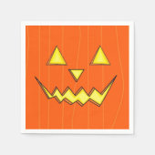 ハローウィンパーティ用ジャックオランタンナプキン スタンダードカクテルナプキン (正面)