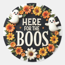 ハローウィンパーティ用品「Here for the Boos」
