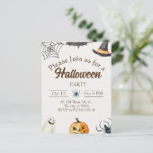 ハローウィンパーティ発表葉書 案内ポストカード (スタンド正面)