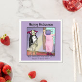 ハローウィンパーティ笑わされるナプキン スタンダードカクテルナプキン (インサイチュ)