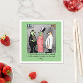 ハローウィンパーティ笑わされるナプキン スタンダードカクテルナプキン (インサイチュ)