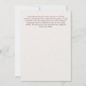 ハローウィンパーティ糖スカルリース 招待状 (裏面)