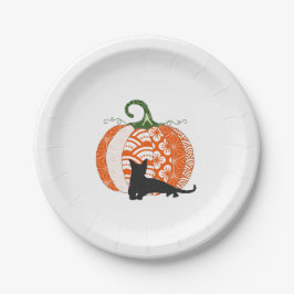 ハローウィンパーティ紙プレート ペーパープレート