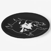 ハローウィンパーティ紙プレート ペーパープレート (アングル)