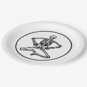 ハローウィンパーティ紙プレート ペーパープレート (アングル)