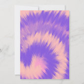 ハローウィンパーティ絞り染め幽霊不気味ビベス 招待状 (裏面)