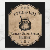 ハローウィンパーティ薬用ポーションの装飾 ワインラベル (シングルラベル)