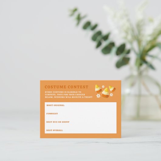 ハローウィンパーティ衣装コンテスト投票 エンクロージャーカード (スタンド正面)