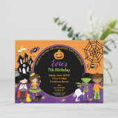 ハローウィンパーティ誕生日招待状 パーソナライズされた 招待状 (スタンド正面)