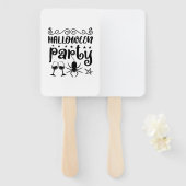 ハローウィンパーティ誕生日 ハンドファン (正面&裏面)