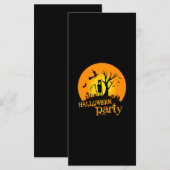 ハローウィンパーティ誕生日 メニュー (正面/裏面)