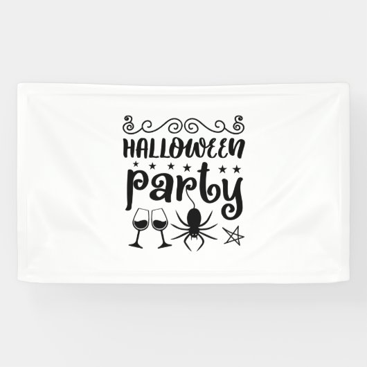 ハローウィンパーティ誕生日 横断幕 (横)