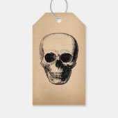 ハローウィンパーティ踊り骨格ゴシックヴィンテージ ギフトタグ (裏面)
