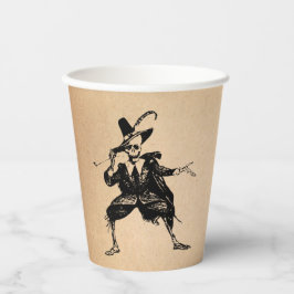ハローウィンパーティ踊り骨格ゴシックヴィンテージ 紙コップ