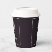 ハローウィンパーティ金属スカル 紙コップ (左)