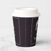 ハローウィンパーティ金属スカル 紙コップ (右)