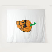 ハローウィンパーティ面白いハロウィーンパンプキン タペストリー (正面(横))