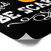 ハローウィンパーティ食べドリンク&ベスホラーパンプキン顔 ポスター (角)