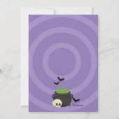 ハローウィンパーティ飲料 招待状 (裏面)