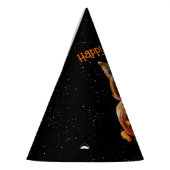 ハローウィンパーティ黒猫カボチャ怖い パーティーハット (左)