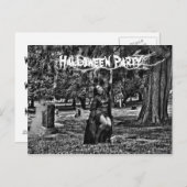 ハローウィンパーティ インビテーションポストカード (正面/裏面)