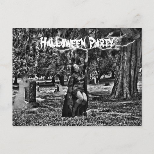 ハローウィンパーティ インビテーションポストカード (正面)
