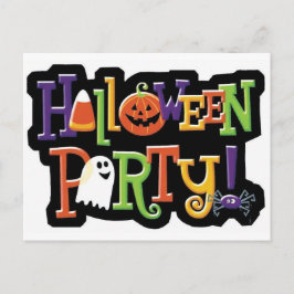 ハローウィンパーティ インビテーションポストカード