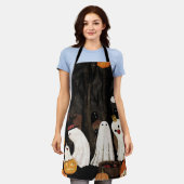 ハローウィンパーティ エプロン (着用した状態)