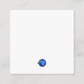 ハローウィンパーティ エンクロージャーカード (裏面)