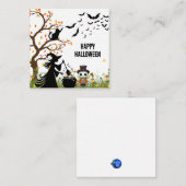 ハローウィンパーティ エンクロージャーカード (正面/裏面)