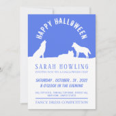 ハローウィンパーティ・オオカミ 招待状 (正面)