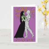 ハローウィンパーティ カード (黄色い花)