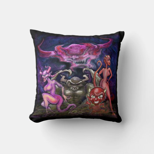 ハローウィンパーティ クッション (正面)