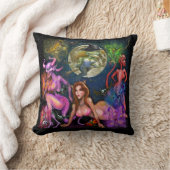 ハローウィンパーティ クッション (ブランケット)